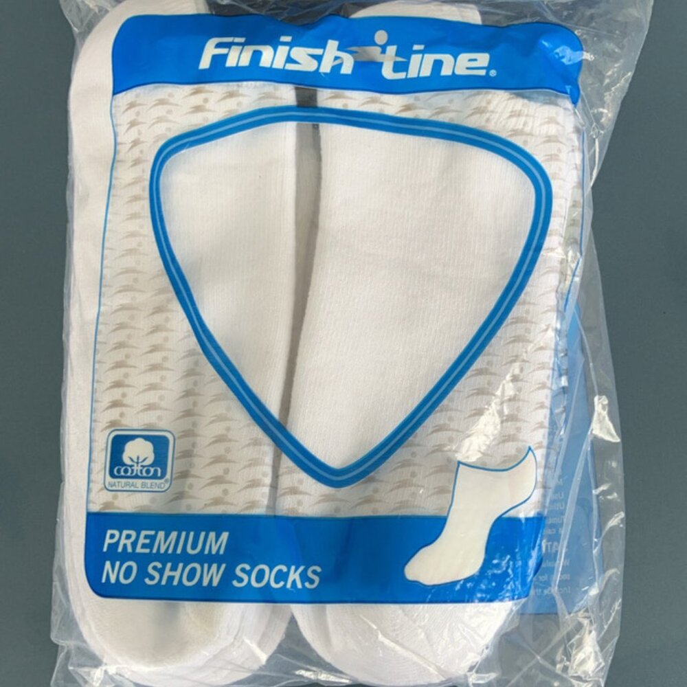 FINISH LINE MEN 6 PACK SOCKS NWT 8-12.5